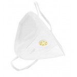 5-Ply Fold Flat Valved Particulate Face Cover Face Mask