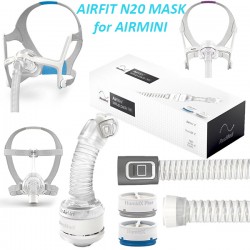Airfit N20 Nasal Mask setup pack for Resmed Airmini (No Machine Included)
