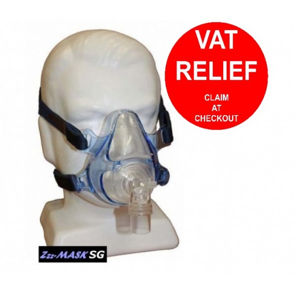 Zzz-Mask SG Full Face Mask & Headgear- The Zzz-MASK SG contour-designed ...